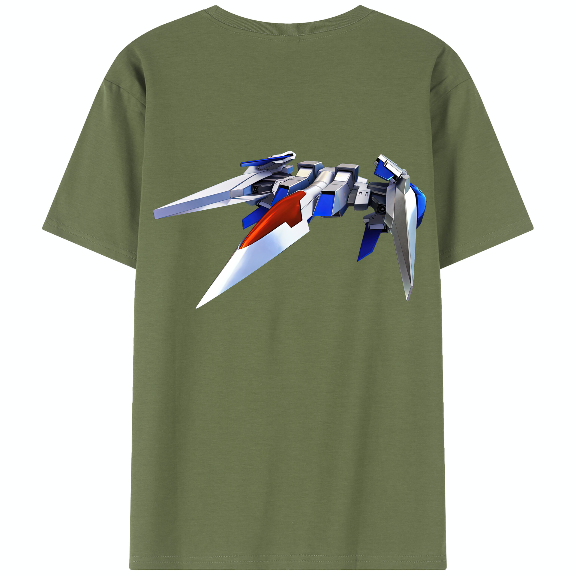 （画像用） 機動戦士ガンダム Mobile Suit Gundam 綿100％半袖Tシャツ（背面プリント）